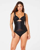 SPANXshapeâ„¢ Satin-Xâ„¢ Open-Bust Cami | Very Black